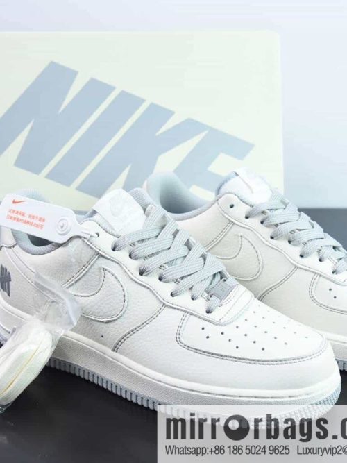 Nike Air Force 1 \'07 Low \"Beige/Grey\" Air Force One Classic Low Top Versatile Casual Sports Shoes \"Joint leather (fabric) beige light gray\" UN1988-666