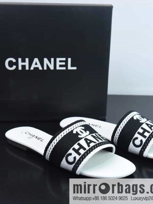 Chanel Chanel 2023 new embroidery slippers