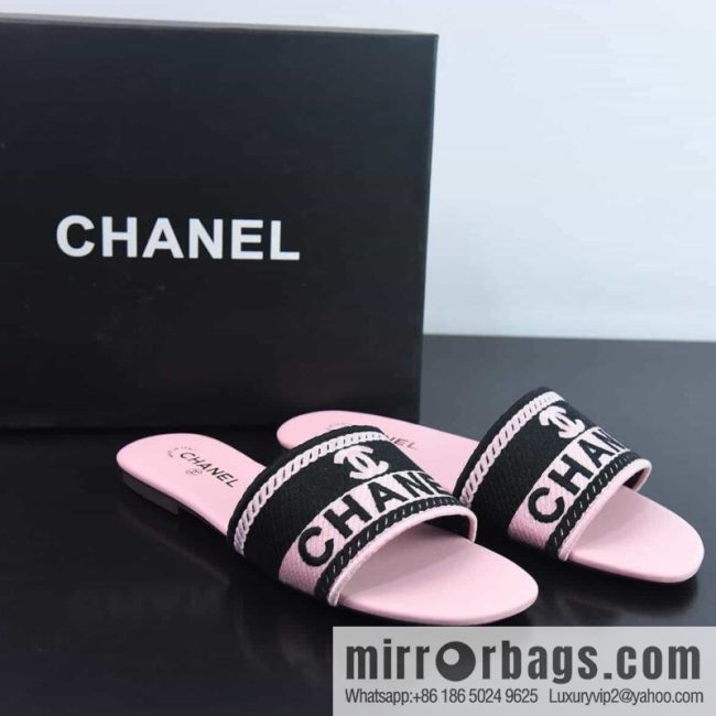 Chanel Chanel 2023 new embroidery slippers