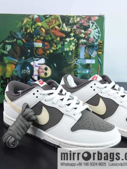 Nike SB Dunk Low Oyoke suede white brown bear low-top sneakers Item number: TT3636 023