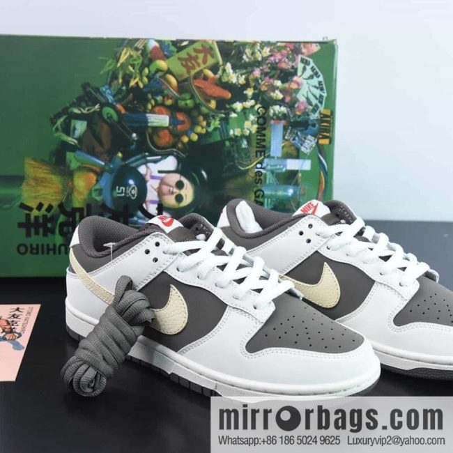 Nike SB Dunk Low Oyoke suede white brown bear low-top sneakers Item number: TT3636 023
