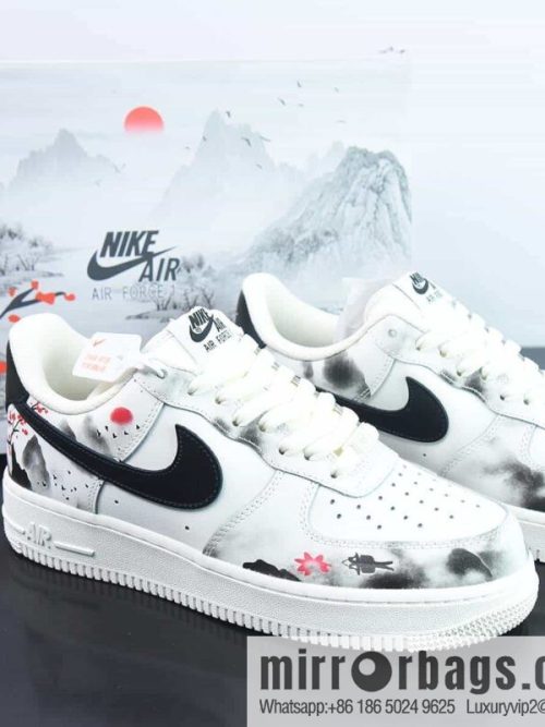 Air Force 1 \'07 Low Air Force, Chinese Style, Graffiti, Landscape Painting Low Top Sneakers Item Number: BL1522 088