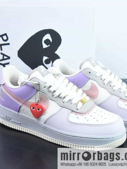 Air Force 1 \'07 Low Air Force One, Rei Kawakubo gradually change purple, stacked hook, double hook sneakers Item number: CJ0304 016