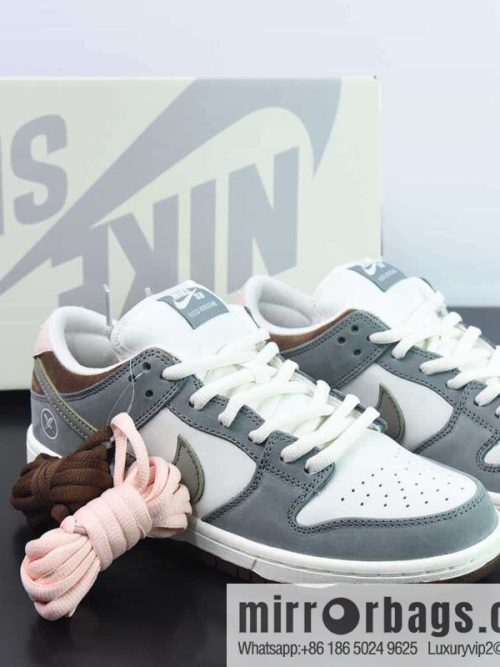 Nk SB gray feather Dunk Low joint SB low-top leisure sports skateboard shoes item number: FQ1180-001