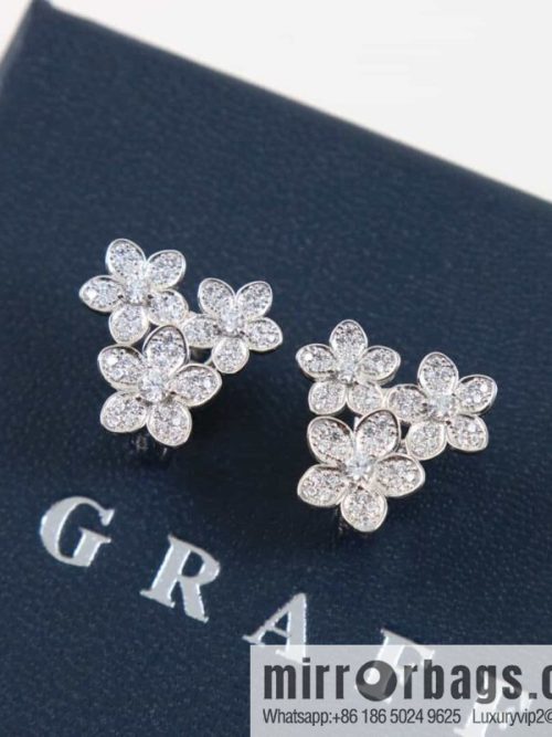 GRAFF Graff three flower ear shot earrings stud earrings