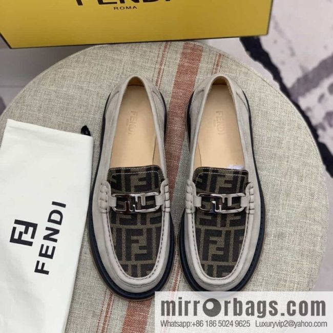 Fendi, men\'s loafers made of beef leather