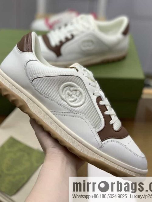 Gucci Gucci uses beige and brown His & Hers sports and leisure shoes.