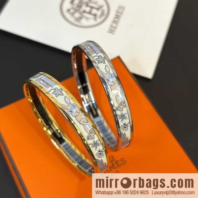 HERMES TEA FOR TWO BANGLE Rabbit 🐰 Bracelet - Image 7