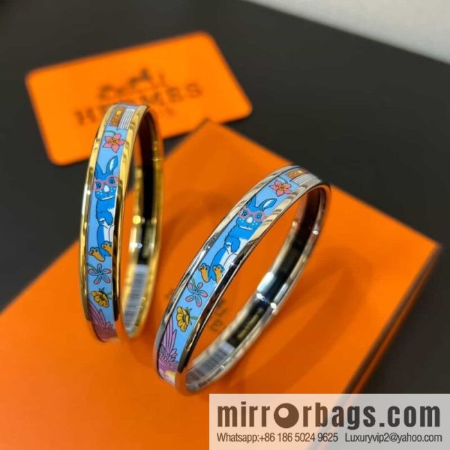 HERMES TEA FOR TWO BANGLE Rabbit 🐰 Bracelet - Image 4