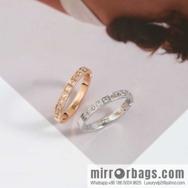 Chopard ICE CUBE Half Diamond Ring