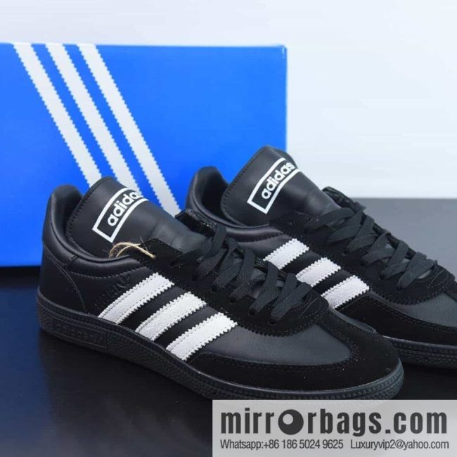 Adidas Handball Spezial \"Black\" Handball Sports \"leather (fabric) black and white\" HP6695
