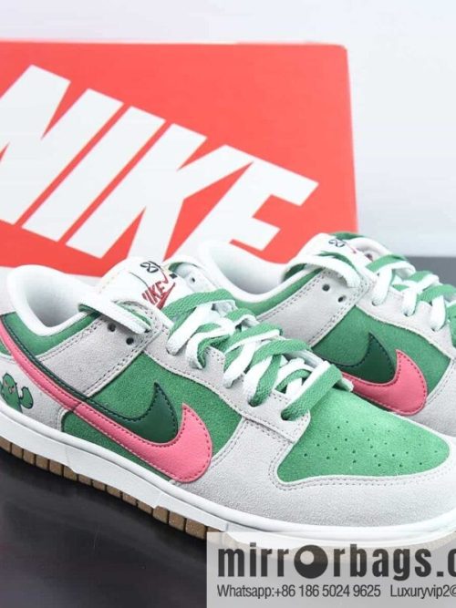 Nike SB Dunk Low 85 series, double hook, beige green, cactus 🌵 printed item number: DO9457 137