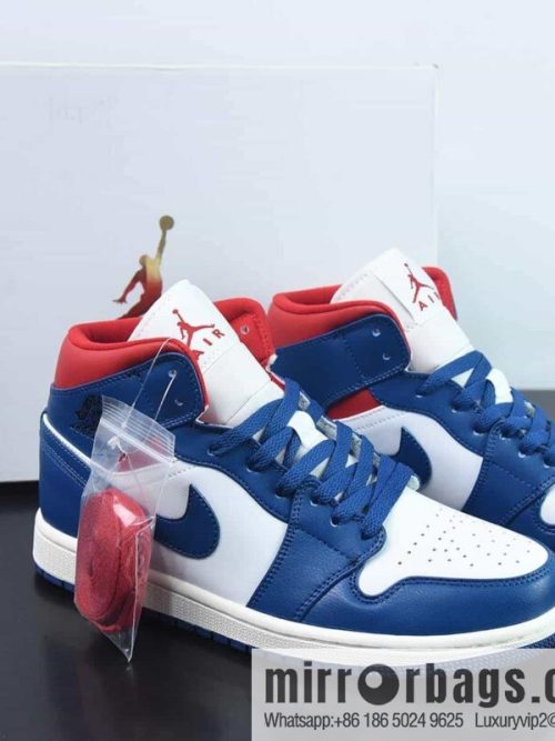Air Jordan 1 Mid Vintage sneakers \"White Blue Red Toes\" BQ6472-146