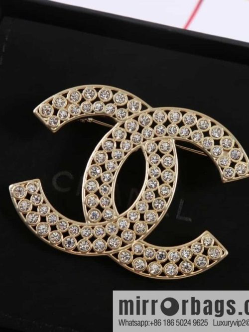 New ☑️ Chanel double c full diamond brooch