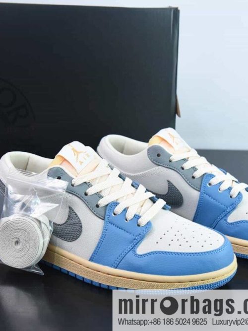 Air Jordan AJ1 Low Top Series, Blue Grey DZ5376-469 Item Number: DZ5376-469