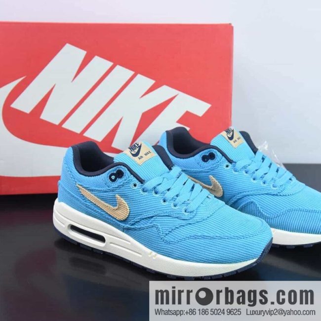 Air Max 1 Premium \"Corduroy Baltic Blue\" Vintage \"Corduroy Sky Blue Beige\" FB8915-400