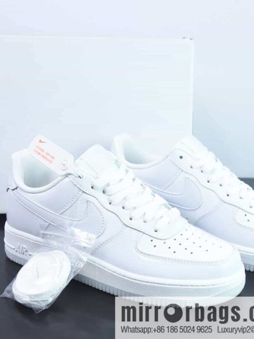 Nike Air Force 1 \'07 Low \"White Pearlescent\" Air Force One Classic Low Top Versatile Casual Sports Shoes \"patented leather all white pearlescent\" Item number: HP3656-522
