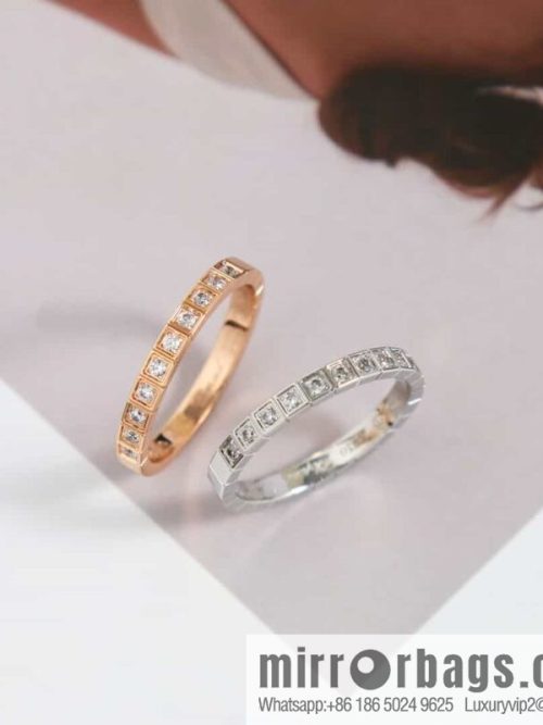 Chopard ICE CUBE Half Diamond Ring