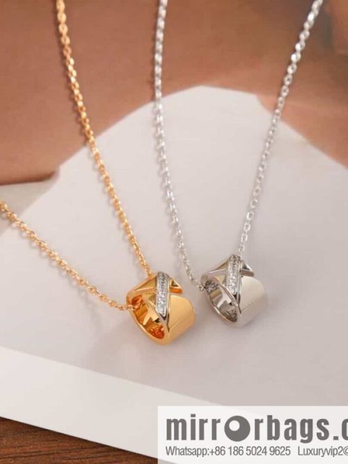 Chaumet Paris Liens Evidence Ring Cylinder Necklace