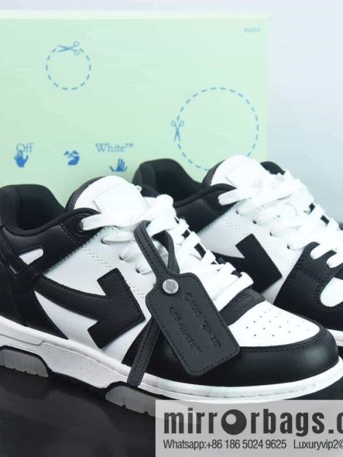 Off-White ™ c/o Virgil Abloh Out Of Office Low-top Leather Sneakers \"OOO\" Collection Low Top Vintage Versatile Casual Sports Shoes