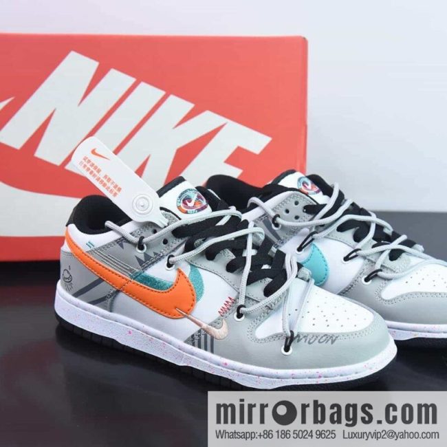 NK SB Dunk Low deconstruction drawstring strap low-top skate shoes item number: FD4623 131-9