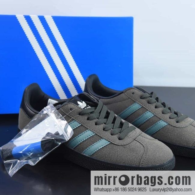 Adidas Originals Gazelle INdoor Clover non-slip durable low-top board shoes GX2209