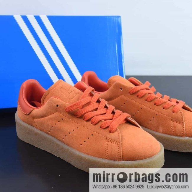 Adidas Stan Smith Smith, Adi, Thick Bottom, Raw Rubber Bottom Sneakers SKU: FZ6445