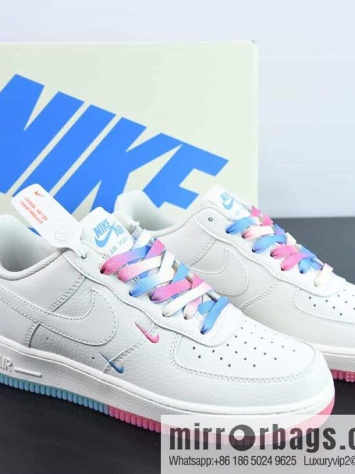 Nk Air Force 1 \'07 Low Rice Pink Blue, Miami City Limited, Air Force No. 1 Low Top Casual Board Shoes, Item Number: KU0902-112