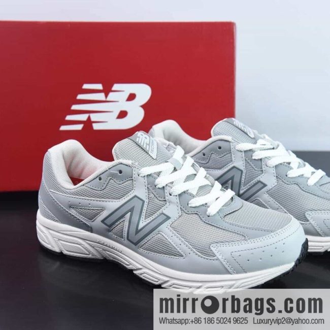 New Balance W480 series low-top Vintage dad \"milk tea khaki yellow and white\" W480KR5