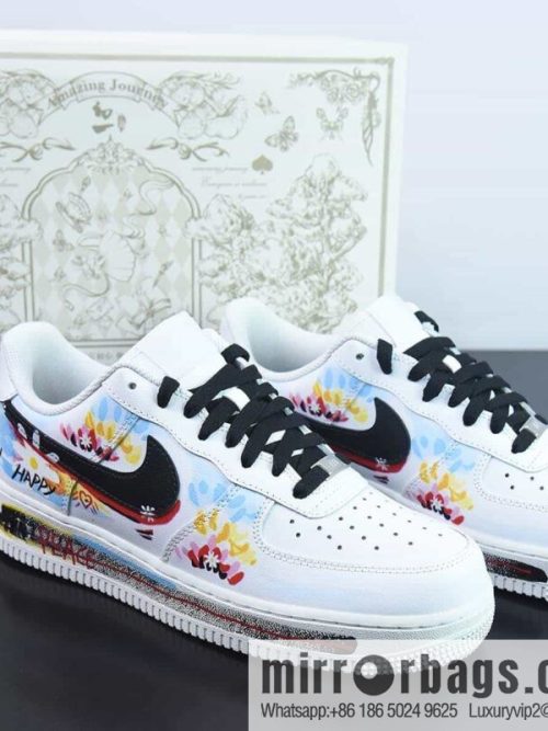 Air Force 1 \'07 Low Air Force, old graffiti, custom color scheme low-top sneakers printed Item number: CW2288 111