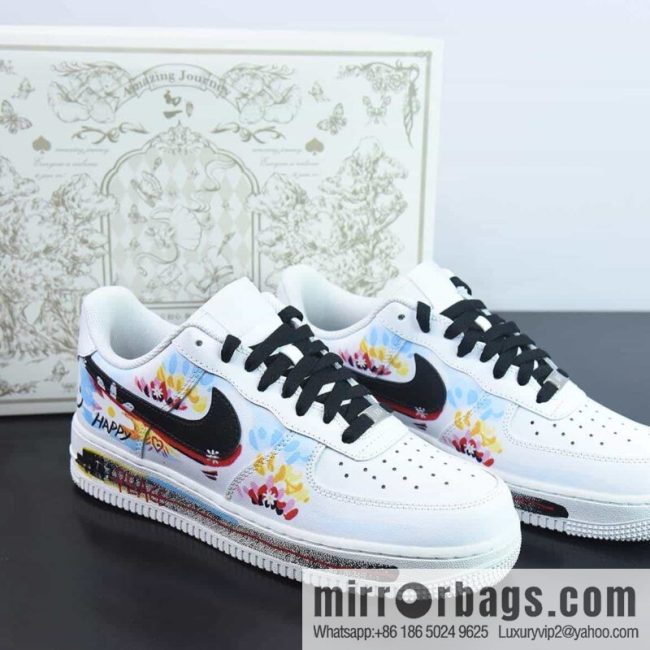 Air Force 1 \'07 Low Air Force, old graffiti, custom color scheme low-top sneakers printed Item number: CW2288 111