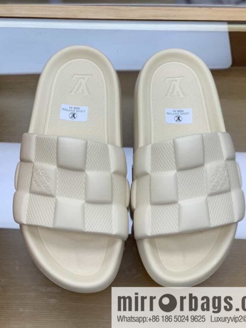 LV/Louis Vuitton features classic monogram printed His & Hers sandals