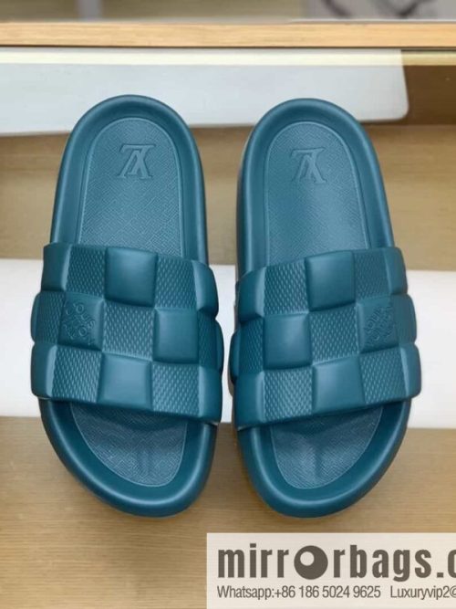 LV/Louis Vuitton features classic monogram printed His & Hers sandals