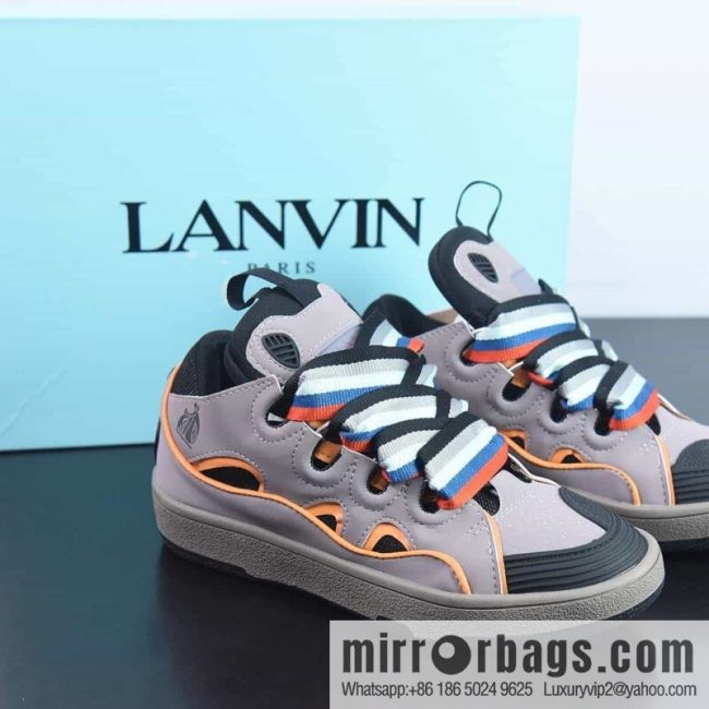LANVIN CURB popular single product, Langfan three generations, the latest catwalk CURB series casual sneakers