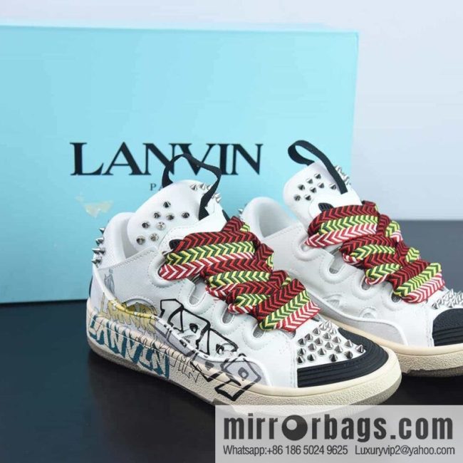 LANVIN CURB popular single product, Langfan three generations, the latest catwalk CURB series casual sneakers