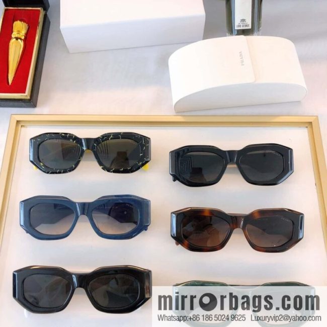 Prada three-dimensional frame unisex sunglasses