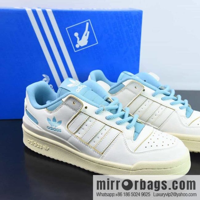 AD Originals Forum 84 Low Classic beige blue, top layer classic trend low-top casual shoes, item number: FZ6342