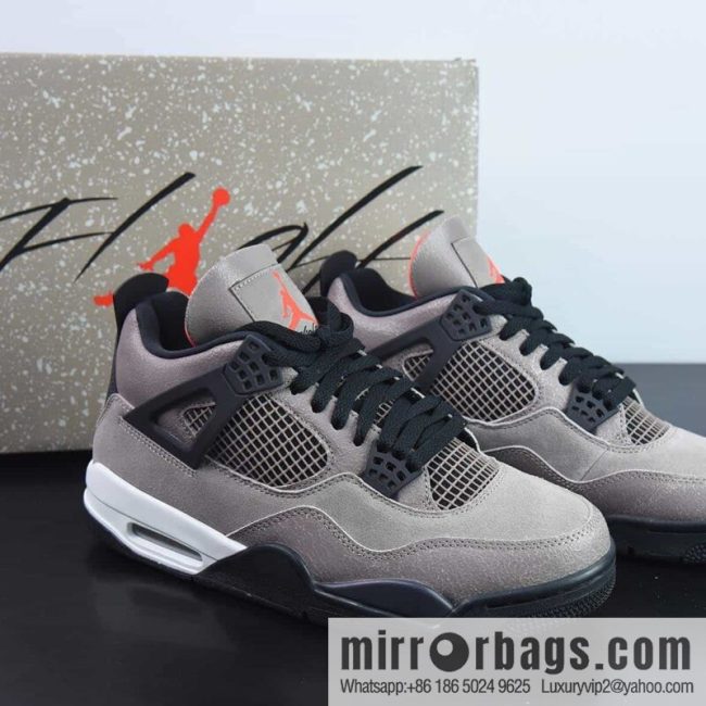 Air Jordan 4 AJ4 Mocha black brown suede small TS basketball shoes, item number: DB0732-200
