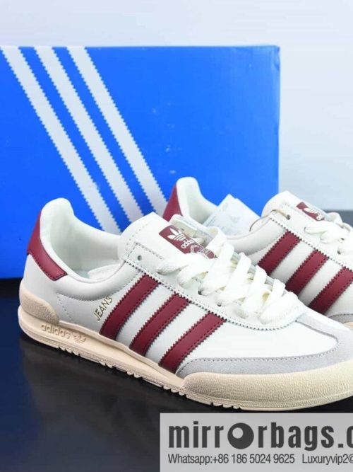 AD Originals Jeans Vintage low-top fashion board shoes, beige and red, item number GY7437.