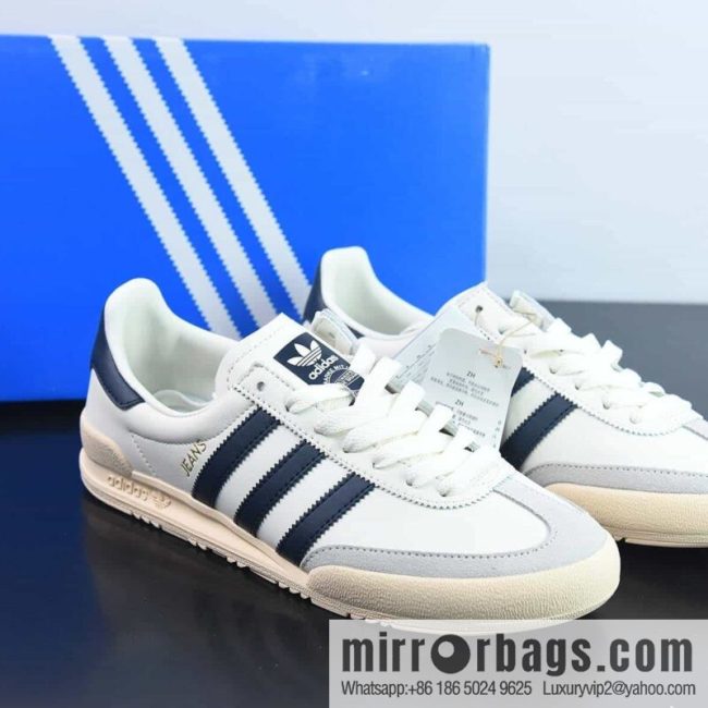 AD Originals Jeans Vintage low-top fashion board shoes, beige dark blue, item number GY7436
