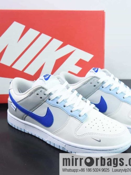 Nike Dunk Low \"Ivory Hyper Royal\" Sea Salt Blue Low Top Sneakers Part Number: FB1843-141