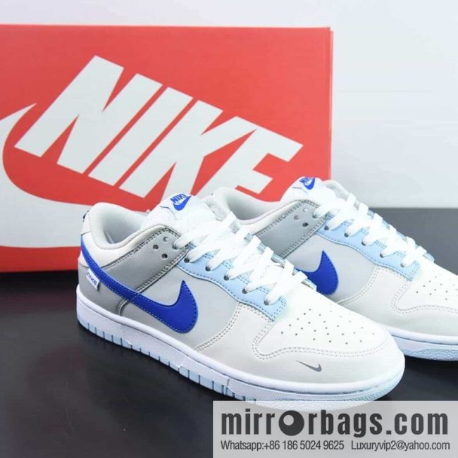 Nike Dunk Low \"Ivory Hyper Royal\" Sea Salt Blue Low Top Sneakers Part Number: FB1843-141