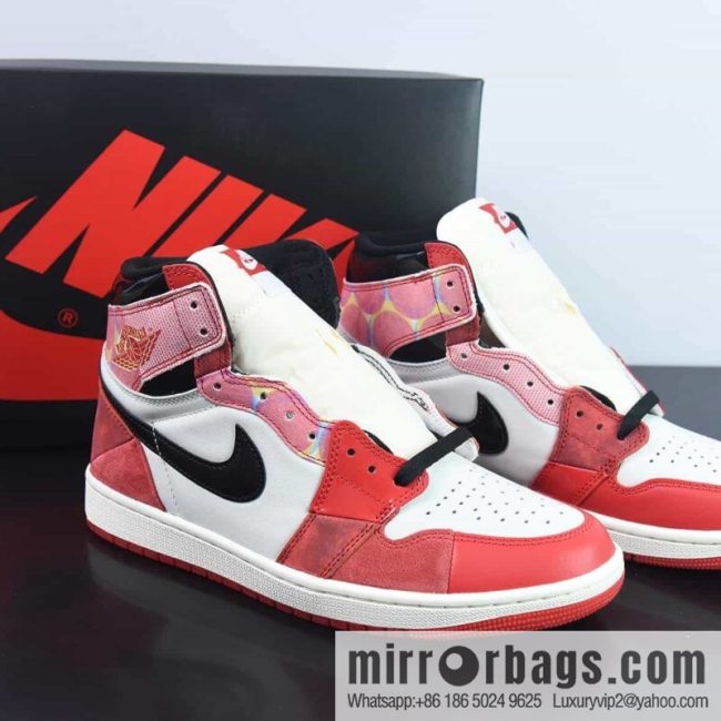NK Air Jordan 1 High OG \"Next Chapter\" AJ1 Joe 1 Spider-Man 2.0 High Top Basketball Shoes DV1748-601