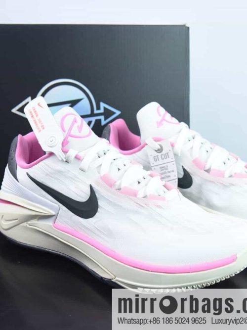 Air Zoom G.T. Cut 2 EP Nike GT2.0 actual combat series basketball shoes, white and black powder, item number: FD9905-101