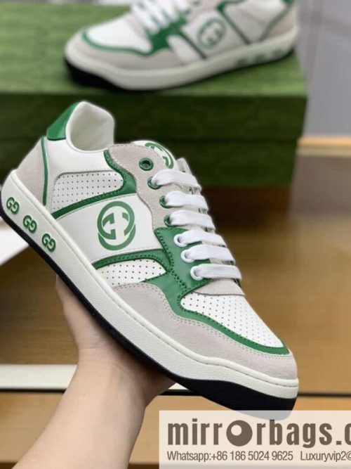 Gucci Gucci uses color matching leather and integrates iconic elements into men\'s casual shoes