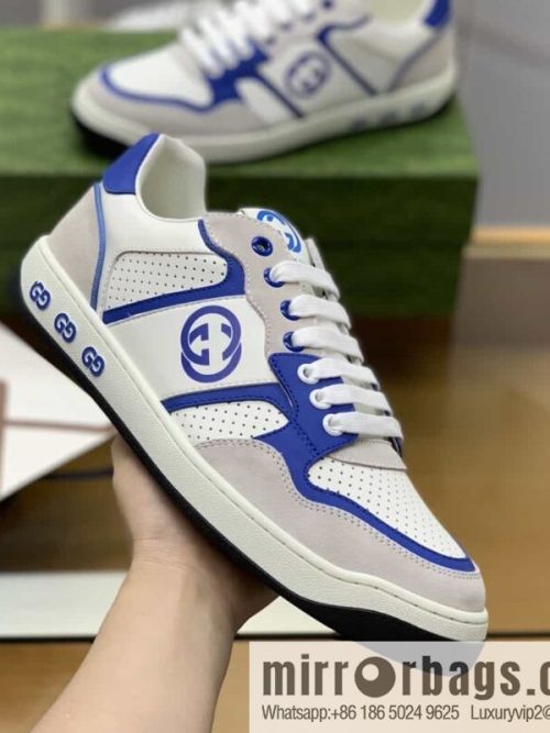 Gucci Gucci uses color matching leather and integrates iconic elements into men\'s casual shoes