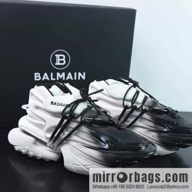 Balmain Unicorn Low Sneakers Unicorn Series Low Top Height Thick Avant-garde Daddy Style Casual Sports Jogging Shoes