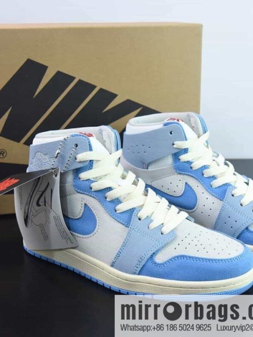 Air Jordan AJ1 Zoom Air gray blue high top, item number: DV1305-004