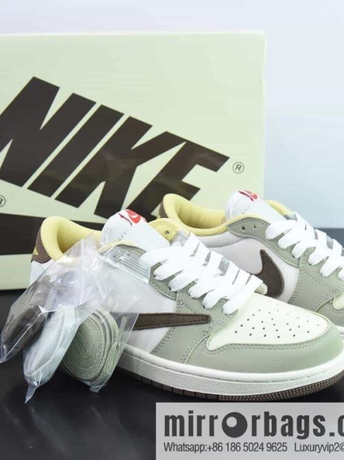 Air Jordan 1 Low AJ1 Joe 1 Low-top casual board shoes, white and green, limited to the Year of the Rabbit, item number: DM7866 603