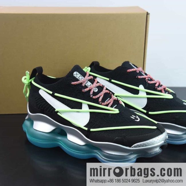 Nike Vapor Max black, silver and blue, steam air cushion jogging shoes item number: FN8884-013